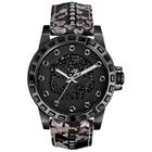 Bulova unissex analógico harley caveira preto wh38020p