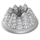 Bundt Pan Nordic Ware Pine Forest, 9 xícaras de prata cintilante