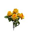Buquê de Flor Rosa com 7 Flores Artificial