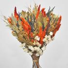 Buquê de flores desidratadas colorido decoração - Beauté