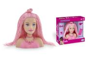 Busto Barbie - Mini Styling Head - Special Hair - Rosa - 15 cm - Pupee
