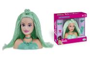 Busto Barbie - Mini Styling Head - Special Hair - Verde - 15 cm - Pupee