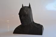 Busto Batman Quebra Cabeça 3d. Miniatura Em Mdf