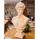 Busto Decorativo Grego c Base Formosa Fino Acabamento