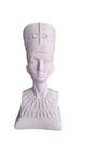 Busto Nefertiti Rainha do Egito Egípcia Gesso Cru Para Pintar Decorar 23CM