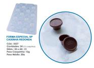 BWB Forma para chocolate Caixinha Redonda cod 3527 (3 Partes "01 silicone") Páscoa