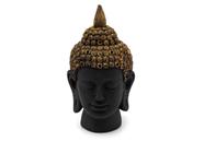 Cabeça De Buda Hindu Decorativa Em Resina 20 Cm - Vicentini