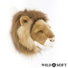 Cabeça de Parede Pelúcia Leão César Wild And Soft