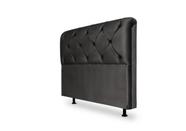 Cabeceira 140 daiana cor suede preto topázio decor