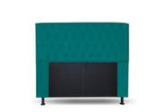 Cabeceira 140 sophia cor suede azul turquesa topázio decor - TOPAZIO