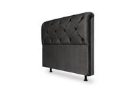 Cabeceira 160 daiana cor material sintético preto topázio decor - TOPAZIO