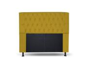 Cabeceira 160 sophia cor suede amarelo topázio decor