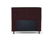 Cabeceira 195 lady cor suede marsala topázio decor - TOPAZIO