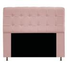 Cabeceira 90 luiza cor sd rosa bebe topázio decor