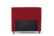 Cabeceira 90 sophia cor suede vermelho topázio decor - TOPAZIO