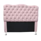 Cabeceira Agnes Tamanho Queen 160cm Para Cama Box - Suede - VANIA DECOR