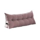 Cabeceira Almofada Mel Casal 140 cm Suede Rose - LM DECOR