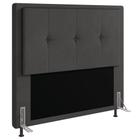 Cabeceira Ametista Para Cama Box Queen 160 cm Suede - D'Rossi - DRossi