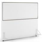 Cabeceira Box Casal Com Tachas 140 cm Vicenza L02 Facto Branco - Lyam Decor