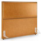 Cabeceira Box Casal Com Tachas 160 cm Vicenza L02 material sintético Whisky - Lyam Decor