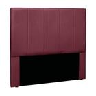 Cabeceira Cama Box Casal 140 Cm Arizona Veludo S04 - D'rossi Cor Vinho