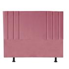 Cabeceira Cama box Casal 140 Cm Emi Suede Rose - Móveis Mafer