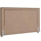 Cabeceira Cama Box Casal 140 cm P05 Berlim Veludo Bege - Lyam Decor