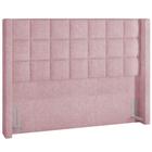 Cabeceira Cama Box Casal 140 cm P05 Paris Bouclê Rosê - Lyam Decor