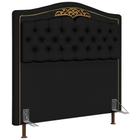 Cabeceira Cama Box Casal 140cm Imperial J02 Corano Preto - Mpozenato