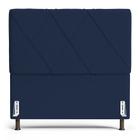 Cabeceira cama box casal dubai 140 cm suede