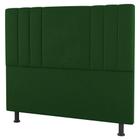 Cabeceira Cama Box Casal Grace 140cm Suede Verde - Abmaza