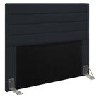 Cabeceira Cama Box Casal King 193cm Rubi D10 Corano Preto - Mpozenato