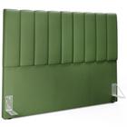 Cabeceira Cama Box Casal King 195 cm Dália W01 Facto Verde Musgo - Lyam Decor