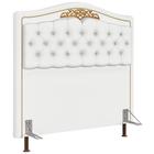 Cabeceira Cama Box Casal King 195cm Imperial J02 Corano Branco - Mpozenato