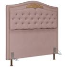 Cabeceira Cama Box Casal King 195Cm Imperial J02 Suede Rosê - MPOZENATO