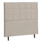 Cabeceira Cama Box Casal King Size Bari 193cm Corano Bege - Desk Design