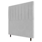 Cabeceira Cama Box Casal King Size Itália 193cm Corano Branco - Desk Design