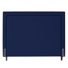 Cabeceira Cama Box Casal Maísa 140cm Com Frame Veludo Azul Escuro - Desk Design