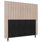 Cabeceira Cama Box Casal Nala 140cm Suede Bege - Desk Design