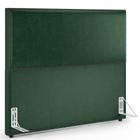 Cabeceira Cama Box Casal Queen Com Tachas 160 cm Vicenza L02 Facto Verde Musgo - Lyam Decor