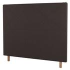 Cabeceira Cama Box Casal Queen Size Cairo 160cm Linho Marrom - Desk Design