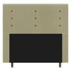 Cabeceira Cama Box Casal Roma 140cm Suede Bege - Desk Design