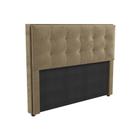 Cabeceira Cama Box Estofada Queen CAB010 Suede Bege - Kappesberg