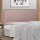 Cabeceira Cama Box King Viena 195 Cm Suede Rose - MV Estofados Shop