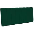 Cabeceira Cama Box Painel Casal 140 cm Dubai W01 Suede Verde Musgo - Lyam Decor