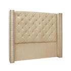 Cabeceira Cama Box Solteiro 90 Cm Vicenza Linho Dourado S04 - D'rossi