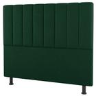 Cabeceira Cama Box Solteiro Cora 90cm Suede Verde - Abmaza