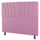 Cabeceira Cama Box Solteiro Dublin 90cm Suede Rosa - Abmaza