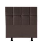 Cabeceira Cama Box Solteiro Poliana 90 cm Suede