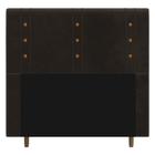 Cabeceira Cama Box Solteiro Roma 90cm Suede Marrom - Abmaza